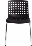 Обеденный стул Tetchair SKALBERG (Металл,Пластик/Черный,Хром)
