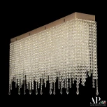Потолочная люстра хрустальная APL LED Sicilia SH512.2.100.G.Gd.E14 (220V)