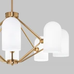 Потолочная люстра на штанге Eurosvet Bambola 60157/8 латунь (220V)