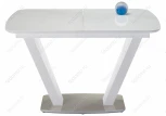 Стол на тумбе Петир белый / белый