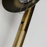 Подвесной реечный светильник Hoop L120 Латунь ImperiumLoft Hoop L (177907-26) (220V, на проводе, шарики)