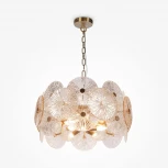 Подвесная люстра Maytoni Aster MOD007PL-08G (220V, на цепи, круглые)