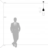 Подвесной светильник Lightstar Pentola 803033 (220V, на проводе, бокалы)