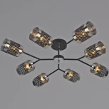 Потолочная люстра на штанге Reluce 01405-3.3-08B BK+CR (220V)