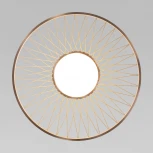 Потолочный светильник круглый Eurosvet Cesta 40019/1 LED коричневый (220V, круглые)