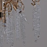 Подвесная люстра хрустальная Reluce 08286-0.4-08 FG (220V, на цепи)