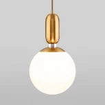 Подвесной светильник Eurosvet Bubble 50197/1 латунь (220V, на проводе, шар)