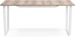 Стол раскладной Notta Лота Лофт 120 25 мм дуб делано светлый / белый матовый 489665