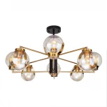 Потолочная люстра Eurosvet Creek 70118/8 черный