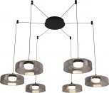 Подвесной светильник Favourite Platta 4490-6P (LED, 220V, на проводе, паук)