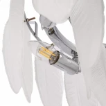 Подвесная люстра Arte Milano AM-4653 4653.D550.H240.E14.6 Ni (220V, на тросе, перо)