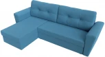 Диван угловой Амстердам Лайт левый угол (Голубой/Рогожка) Лига Диванов арт.121170L