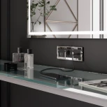 Умный сенсорный выключатель двухклавишный (черный) Werkel W4520608 (a048327)