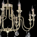 Подвесная люстра Citilux Рига CL437223 (220V, на цепи, подсвечник, свеча)