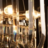 Подвесная люстра Loft It Dakota 10300/800 Nickel (220V, хрусталь, на тросе)