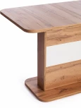 Стол обеденный SMART ЛДСП, 105-140х68,6х75 см, Дуб вотан/Белый Tetchair 18991