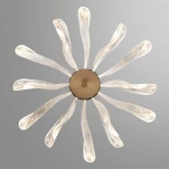 Подвесная люстра Odeon Light Siama 5089/80L под латунь/прозрачный/акрил LED 80W 3500K (220V, на цепи)