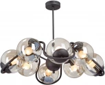 Потолочная люстра на штанге V4003-1/8PL Vitaluce (220V, шар, молекулы)