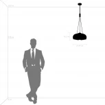 Подвесная люстра на штанге Lightstar Sferico 729031 (220V, на проводе, шарики)