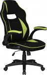 Кресло игровое DOBRIN RICK (черно-светло-зеленый)