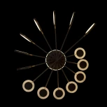 Потолочная люстра на штанге Megan 10164L Black