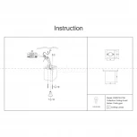 Накладной точечный светильник Maytoni Conik Gyps C002CW-01W
