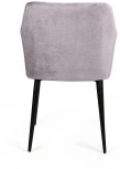 Стул с подлокотниками Robert, бархат светло-серый 26 Top Concept ROBERT 75057