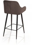 Стул полубарный Robert, бархат антрацит 14 Top Concept ROBERT 76779