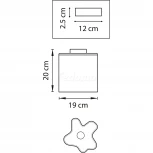 Потолочная люстра Lightstar Nubi Legno 802015