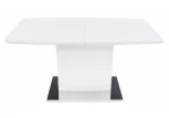 Обеденный стол из дерева Woodville раскладной Arika 120 белый 11310