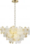 Потолочна люстра на штанге ST Luce Tender SL6240.203.12 золотистый/Прозрачный, январный E14 12*60W (220V, на цепи, цветы)