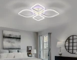 Потолочная люстра Ambrella Acrylica FA5147 (регулировка яркости, LED, 220V, пульт управления, цветы)