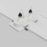 Точечный светильник встраиваемый Maytoni Gyps Modern DL002-GU10-02-W