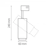 Трековый светильник Lightstar Fuoco 215436