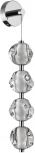 Бра Odeon Light Jemstone 5084/17WL хром/прозрачный/металл/акрил LED 17W 4000K 850Лм (220V, шар, бусы)
