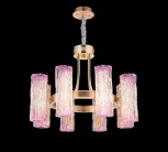 Подвесная люстра Fluorite Inverno FL1090-8P (LED, 220V, хрусталь, на цепи)