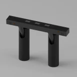 Трековый Wi-Fi светильник магнитный светодиодный черный Elektrostandard Slim Magnetic 85056/01 (48V, голосовое управление, умный дом - Minimir Home)