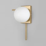 Настенный светильник Eurosvet Fredo 40036/1 латунь (220V, шар)