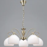 Подвесная люстра ILLUMICO IL0695-5PSQ-24 AB CAPELLA (220V, на цепи)