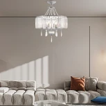 Подвесная люстра хрустальная на штанге Arte Milano Sorrento-1009 371009/6/50/500 CR (220V)