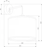 Бра TK Lighting Juta 6858 (220V, выключатель)