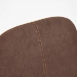 Кресло RIO флок/кож/зам , коричневый/бежевый, 6/36-34 Tetchair 14205