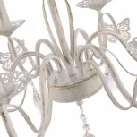 Подвесная люстра Arte Milano AM346179 346179/6 WT+SL (220V, подвески, на цепи, подсвечник, свеча)