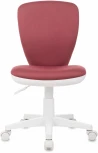 Кресло детское Бюрократ KD-W10 розовый 26-31 крестов. пластик пластик белый