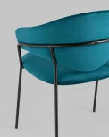 Стул Stool Group Алексис велюр сине-зелёный УТ000035129