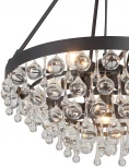 Подвесная люстра Vitaluce V5352-1/5S, 5хE14 макс. 40Вт (220V, хрусталь)