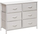 Комод Линкс 6 ящ., Каркас Белый, ящики Белые Leset