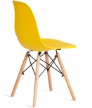 Обеденный стул Tetchair CINDY (Дерево бук,Металл,Пластик/Желтый)
