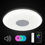 Потолочный светильник RGB круглый Citilux Light & Music MP3 CL703M61 (LED, 220V, пульт управления, управление смартфоном, голосовое управление, умный дом - Алиса, Маруся, Сири, круглые)