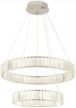 Подвесной светильник ярусный Crystal Lux MUSIKA SP100W LED CHROME (220V, на тросе, кольцо)